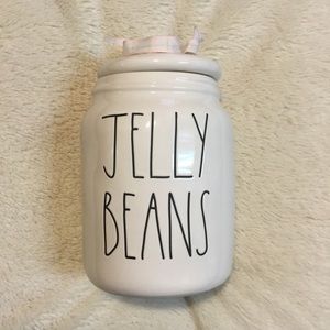 Rae Dunn LL JELLY BEANS Ceramic Canister NWT New